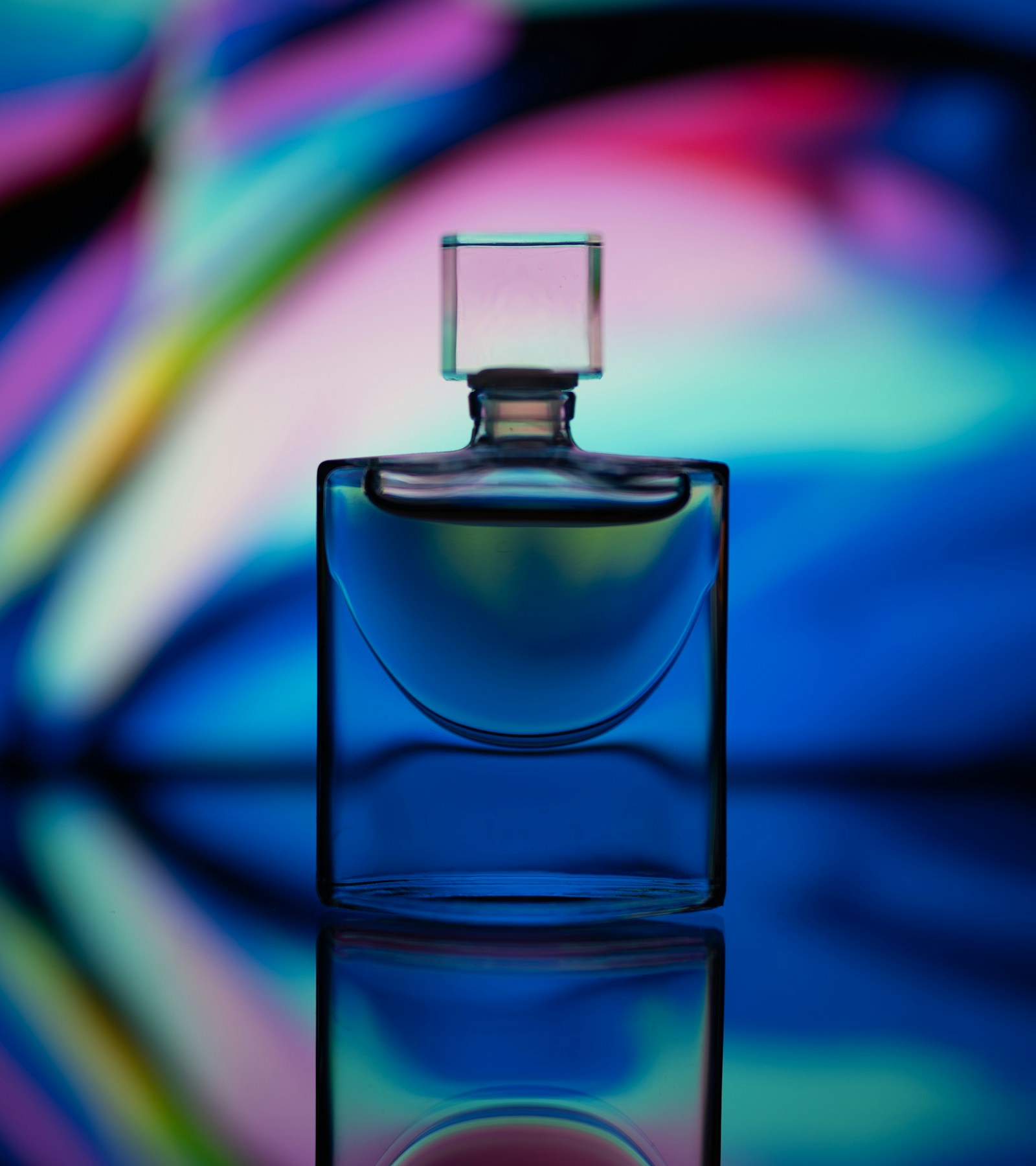 Fragrance in a studio setting